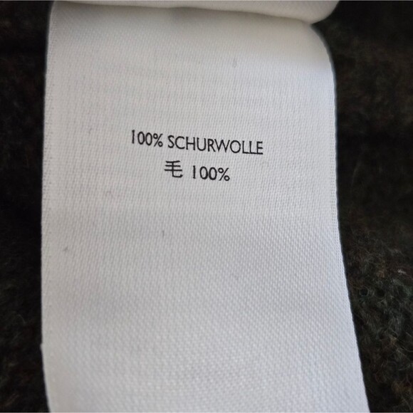 EDDIE BAUER wool sweater Nordic Cabin-core Ski Snow Green - Picture 10 of 10